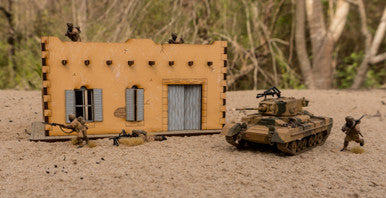 Pre Painted 28mm Middle Eastern Building - 28MPNT093amz