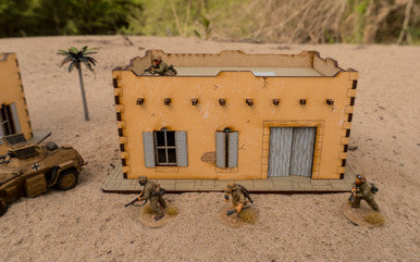 Pre Painted 28mm Middle Eastern Building - 28MPNT093amz