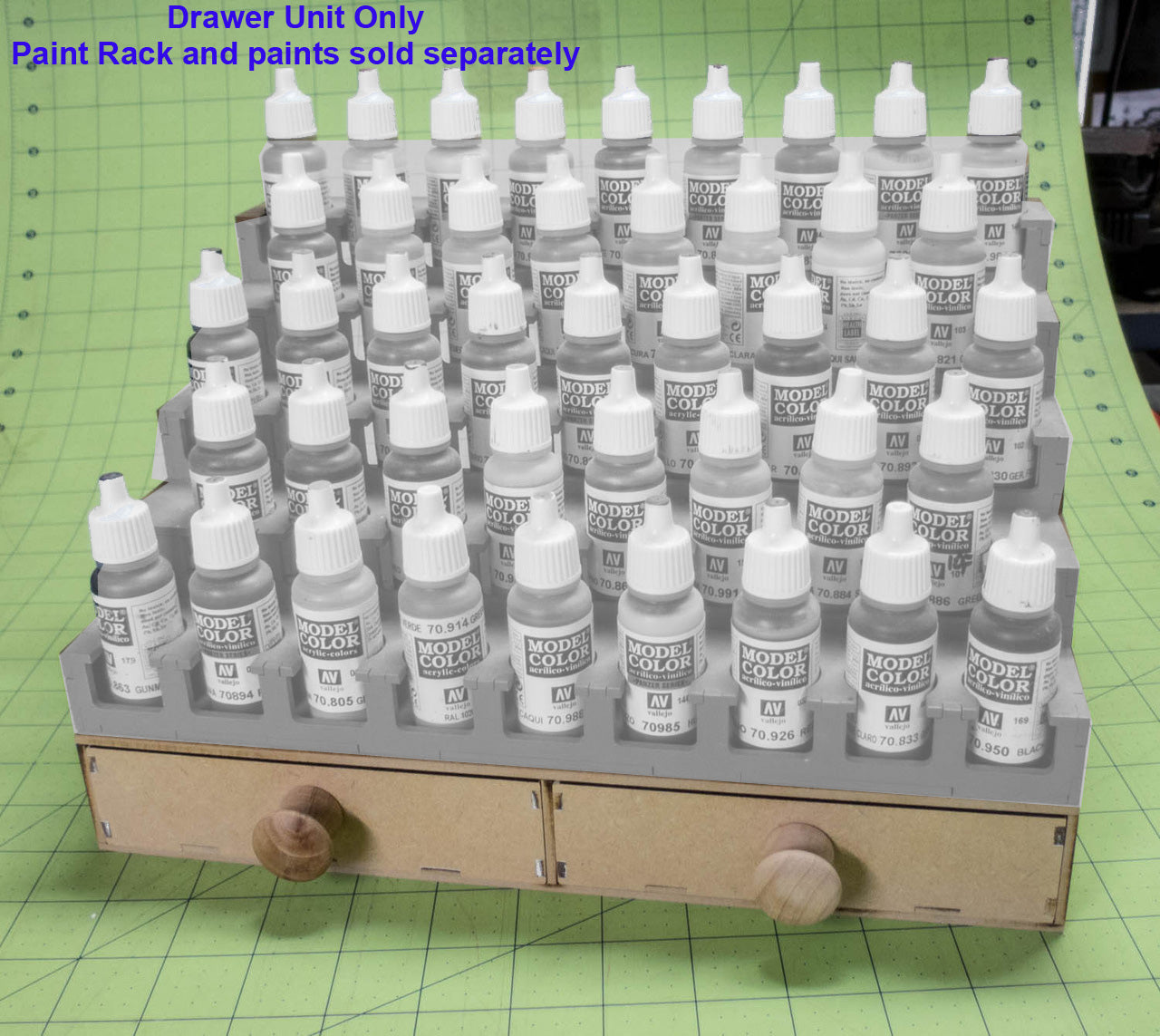 Drawer Add-On For Paint Rack - Double Drawer