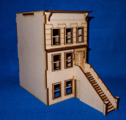 "Brownstone" Row House (MDF) - 28MMDF401