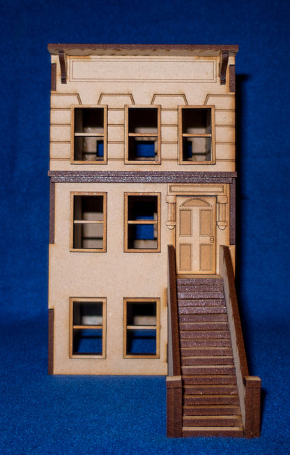 "Brownstone" Row House (MDF) - 28MMDF401