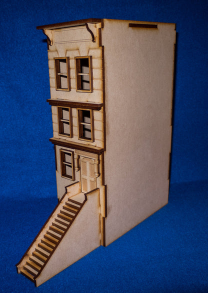 "Brownstone" Row House (MDF) - 28MMDF403