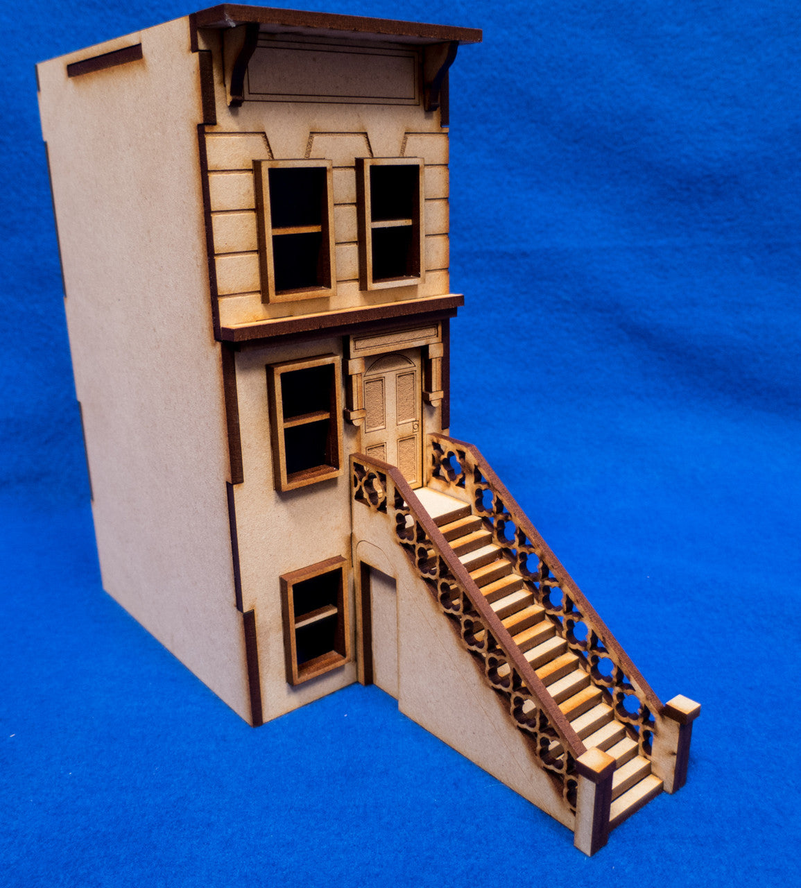 "Brownstone" Row House (MDF) - 28MMDF404