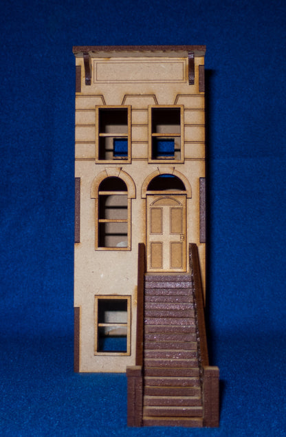 "Brownstone" Row House (MDF) - 28MMDF405