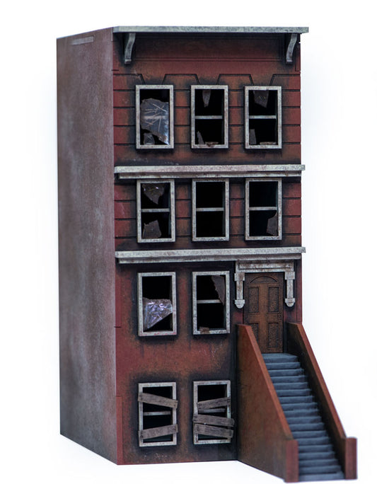 "Brownstone" Row House (MDF) - 28MMDF400