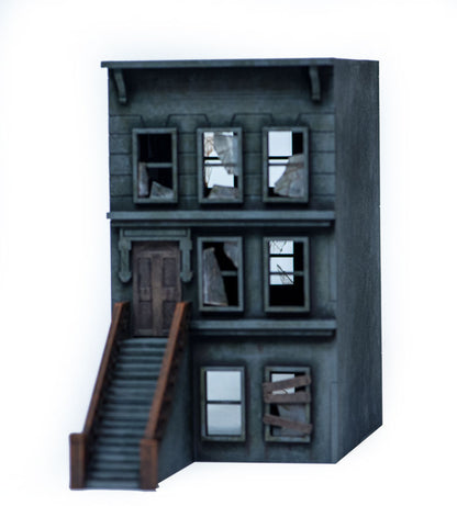 "Brownstone" Row House (MDF) - 28MMDF402