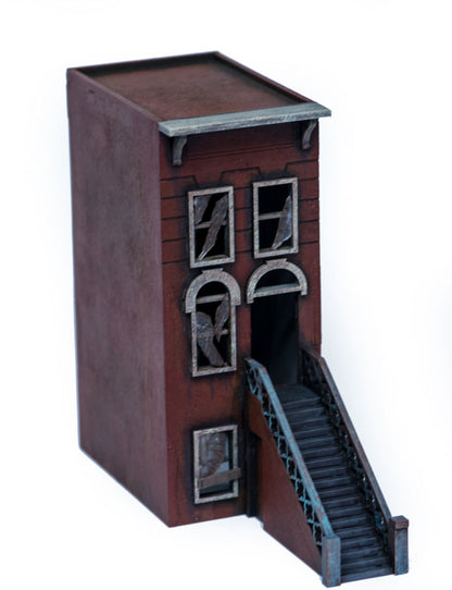 "Brownstone" Row House (MDF) - 28MMDF405