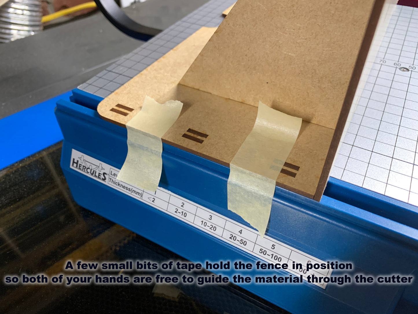 Fence for Hot Wire Foam Cutter (Hercules / Proxxon)