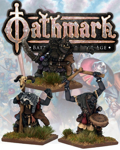 Great Goblin, Shaman, and Drummer