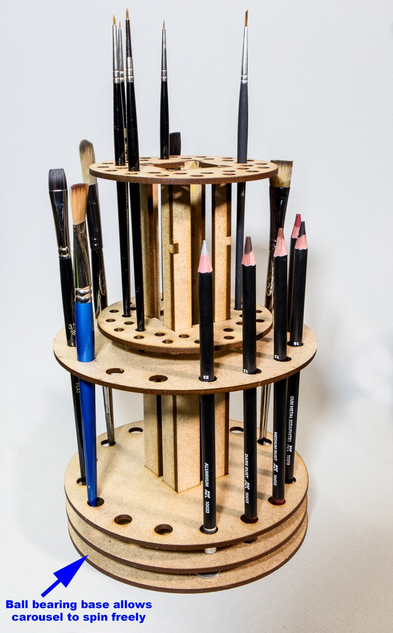 Brush Carousel - Fully Assembled, Ready To Use