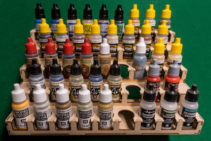 Paint Rack - 26mm, For Vallejo and Army Painter Style Dropper Bottles