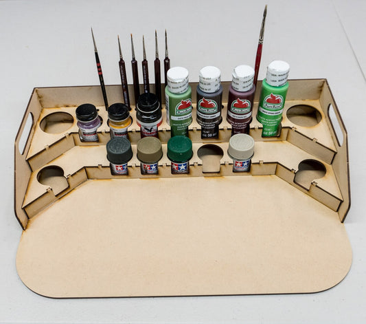 Painting Station - 36mm for Polly Scale, 10ml Tamiya and similar bottles